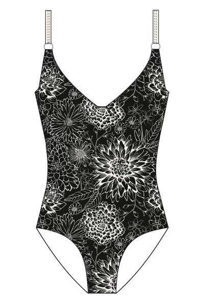 Damen Badeanzug mit Formbügel