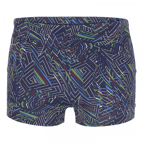 Badehose blau gemustert