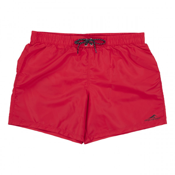 Badeshorts Herren uni rot