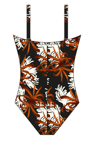 Badeanzug mit Formbügel gefüttert