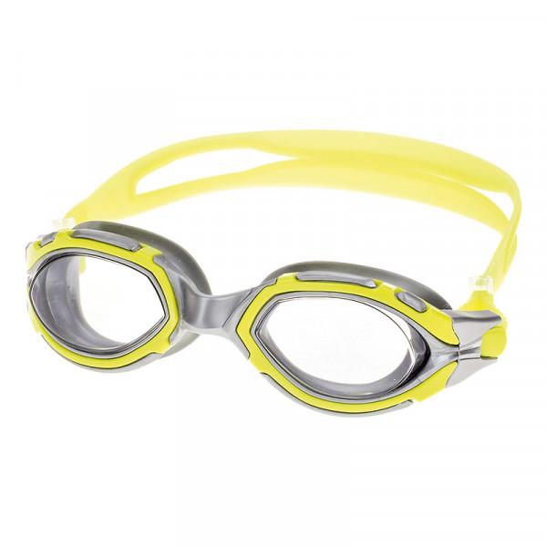 Schwimmbrille gelb/transparent  UV-Schutz