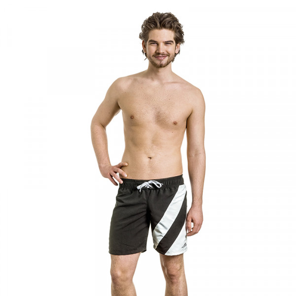 Bermudas Herren schwarz weiß