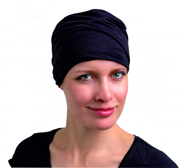 Kopfbedeckung Vario Style uni schwarz