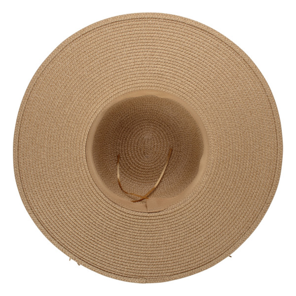 Damen Strohhut mit Schleifendekoration