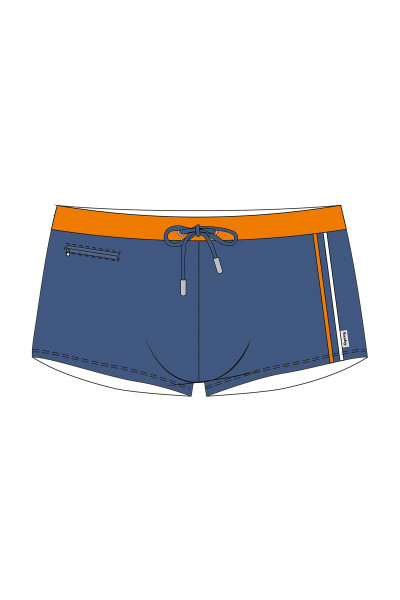 Herren Badehose mit Reißverschlusstasche