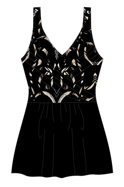 Damen Badekleid