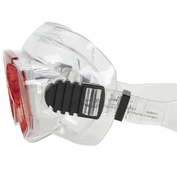 Jugend Tauchermaske Gr. M transp. PVC Dichtung