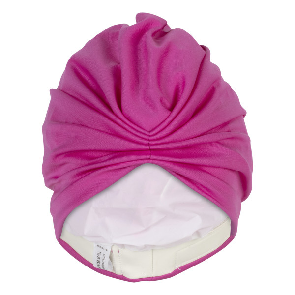 Stoffbadehaube in Turbanform mit Klettverschluss