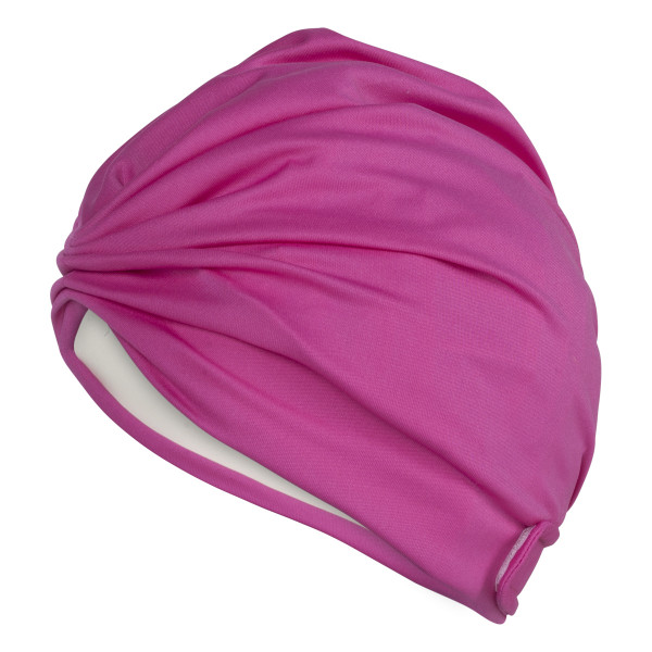 Stoffbadehaube in Turbanform mit Klettverschluss