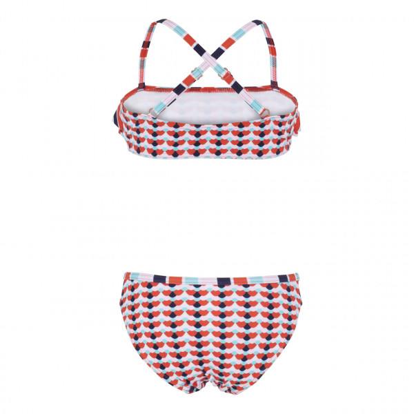 Bikini Mädchen gefüttert bunt