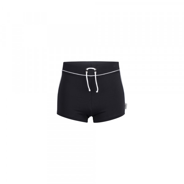 Badehose Herren schwarz Boxerform