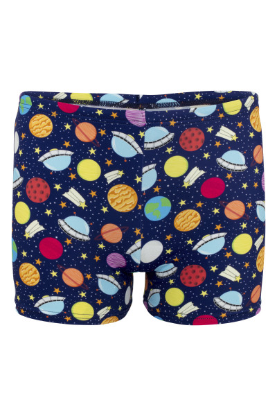 Badehose Jungen mit Weltalldesign