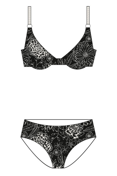 Bikini Damen mit Formbügel