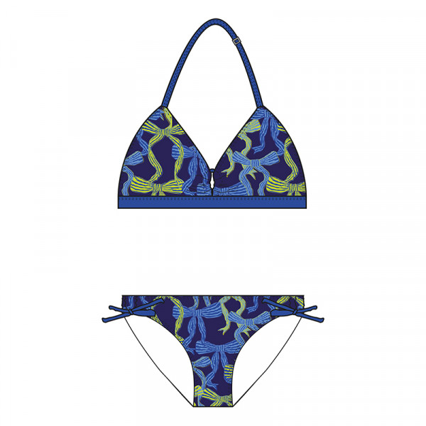 Mädchen Bikini gefüttert