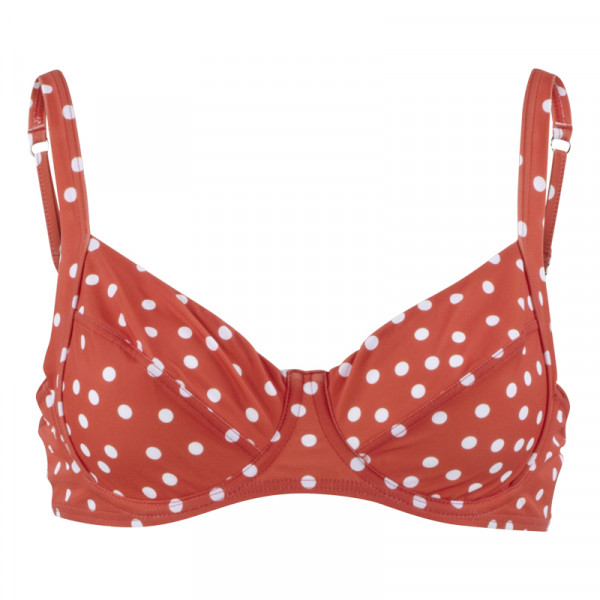 Bikini Top rot/weiß gepunktet