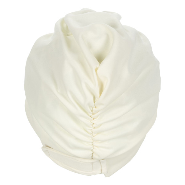 Stoffbadehaube in Turbanform mit Klettverschluss