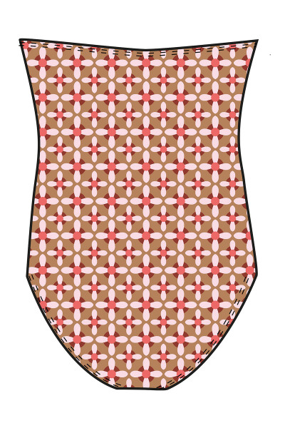 Mädchen Badeanzug gefüttert mit herausnehmbaren Pads ab Gr.152