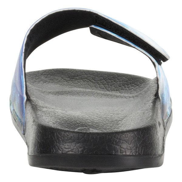 Pantolette Komfort Fußbett mit Klettverschluss