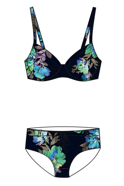 Damen Bikini mit Formbügel
