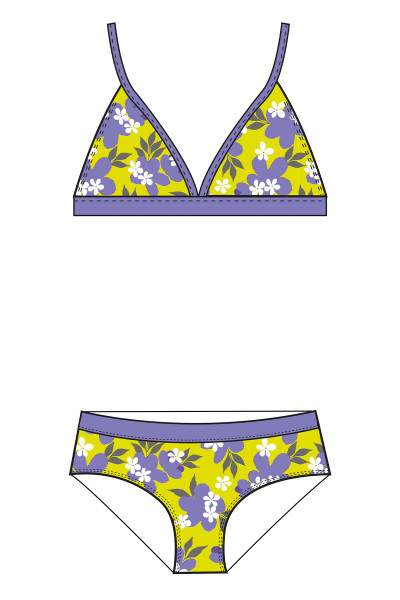 Mädchen Bkini