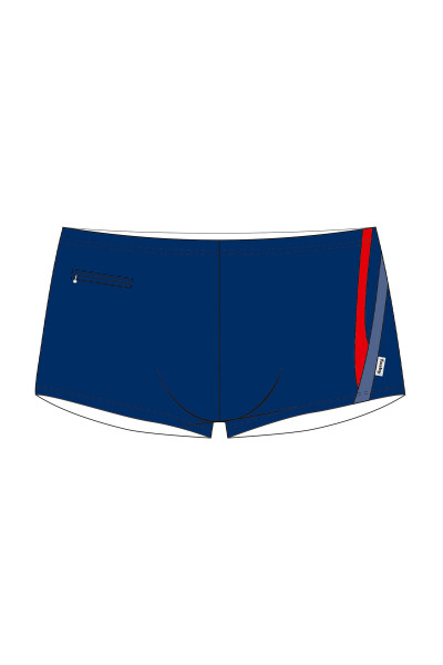 Herren Badehose mit Reißverschlusstasche