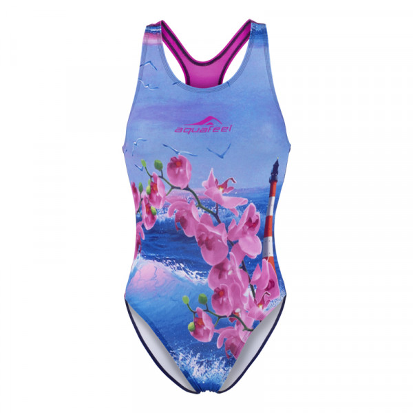 Badeanzug Schwimmer floral