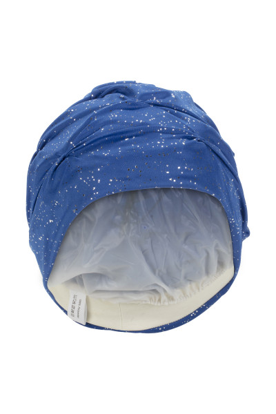 Stoffbadehaube mit Folieninnenhaube