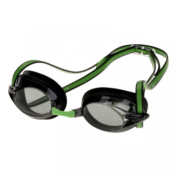 Schwimmbrille Antibeschlag UV-Schutz Grau/Rauch
