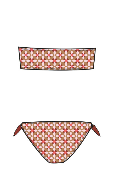 Mädchen Bikini herausnehmbare Pads