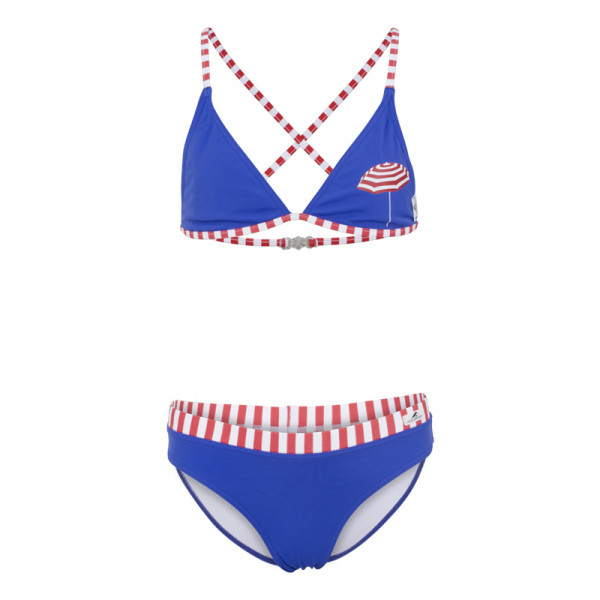 Bikini Mädchen maritim blau