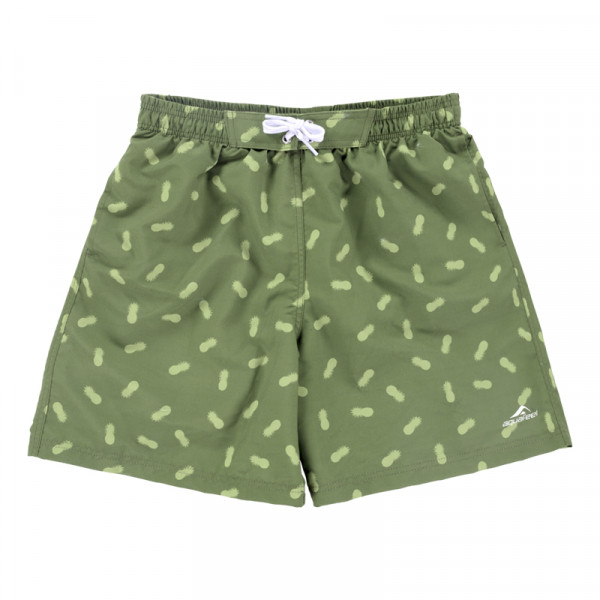Badeshorts Jungen grün Innenslip