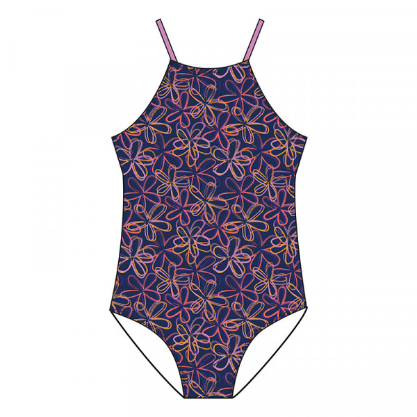 Mädchen Badeanzug gefüttert