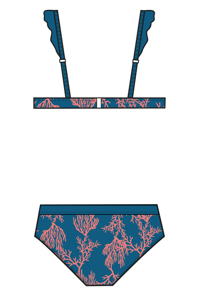 Bikini Mädchen gefüttert