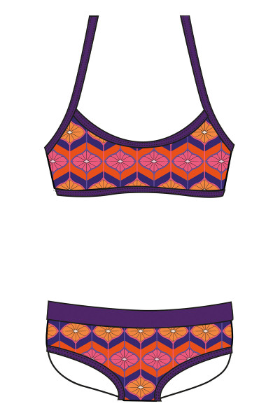 Bikini Mädchen gefüttert 