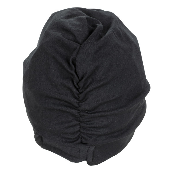 Stoffbadehaube in Turbanform mit Klettverschluss
