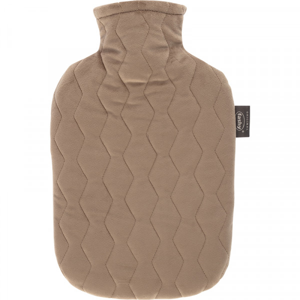 Wärmflasche 2,0 L mit Bezug